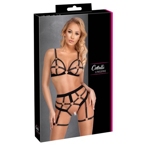 Open Harnas Lingerie Set Cottelli Collection Lingerie Open Harnas Lingerie Set