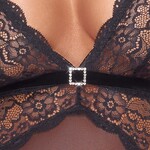 Cottelli Collection Lingerie Sensueel Stijlvolle Body Kruisloos