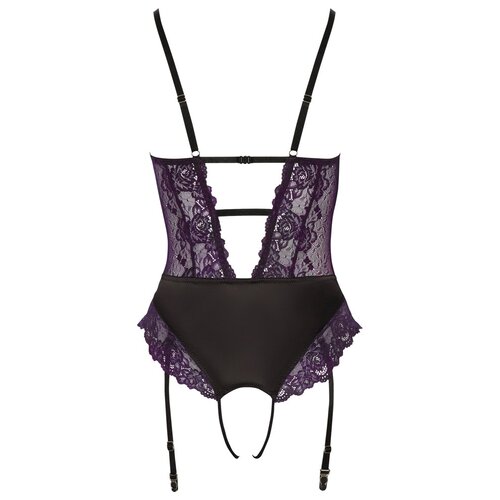 Cottelli Collection Lingerie Erotische Body met Lavendel Accenten