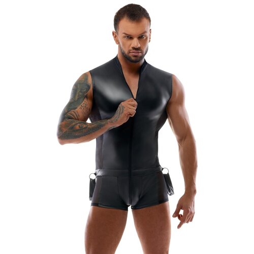 Svenjoyment Bondage Mouwloze Bondage Mannen Jumpsuit