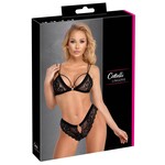 Fluweel Elegante Set met Bandjes Cottelli Collection Lingerie Fluweel Elegante Set met Bandjes