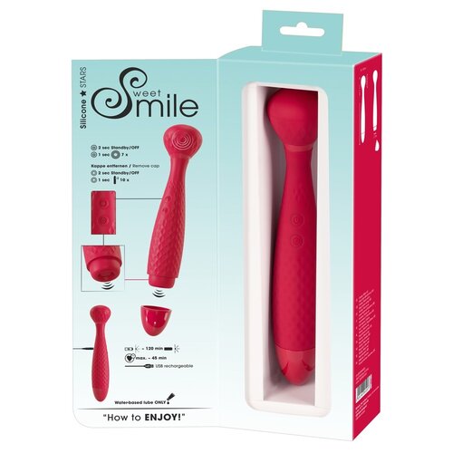 Sweet Smile Wand Massager met Pulsaties