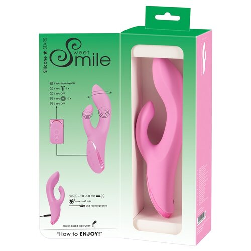 Sweet Smile Nodding Rabbit Vibrator Ergonomisch