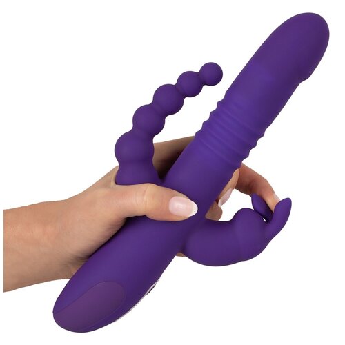 Sweet Smile Thrusting Pearl Triple Vibrator