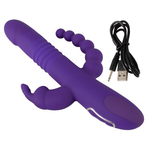 Sweet Smile Thrusting Pearl Triple Vibrator