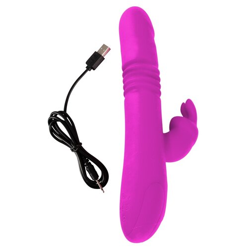 Sweet Smile Thrusting Pearl Rabbit Vibrator