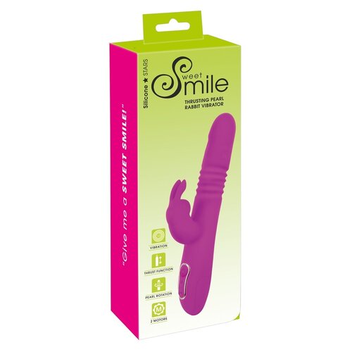 Sweet Smile Thrusting Pearl Rabbit Vibrator