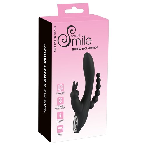 Sweet Smile Triple Gspot Rabbit Vibrator