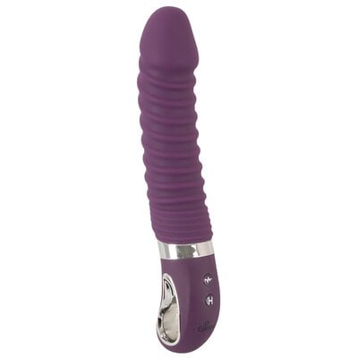 Verwarmde Ultra Soft Vibrator met Ribbels