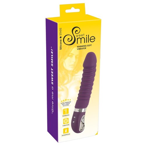 Sweet Smile Verwarmde Ultra Soft Vibrator met Ribbels