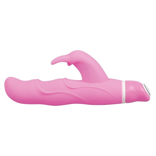 Sweet Smile ‘G-Bunny’ Vibrator Rabbit Variant met Geribbeld Structuur en Stimulus Golven – Roze