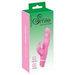 Sweet Smile ‘G-Bunny’ Vibrator Rabbit Variant met Geribbeld Structuur en Stimulus Golven – Roze