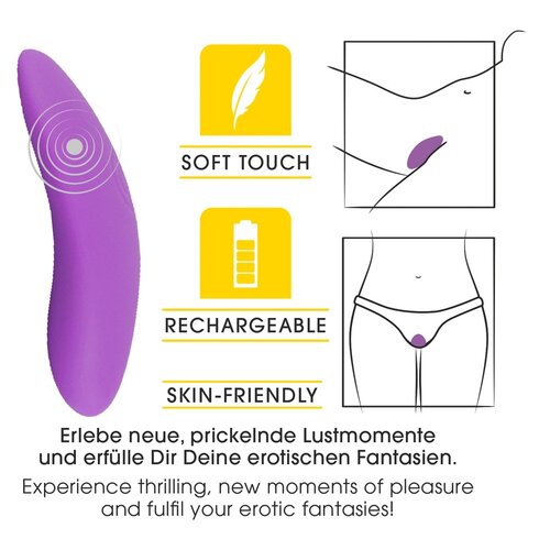 Sweet Smile ‘Touch' Opleg Vibrator voor Clitoris Stimulatie