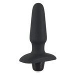 Sweet Smile Vibrerende Siliconen Buttplug met Oplaadbare Bullet