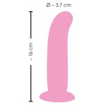 Sweet Smile Voorbind G-spot Dildo met Eenvoudige Clips