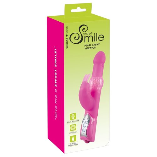 Sweet Smile ‘Pearly Rabbit’ Parel Vibrator mer Zwaaiende Schacht