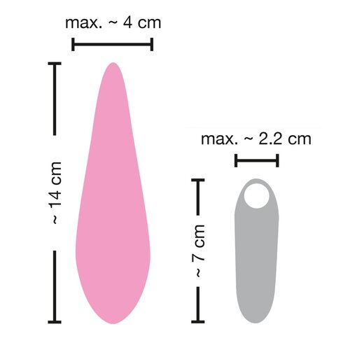 Sweet Smile Ergonomische Opleg Vibrator in Blad Vorm