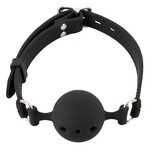 Bad Kitty Siliconen Ball Gag met Gaatjes en Gesp Sluiting Medium