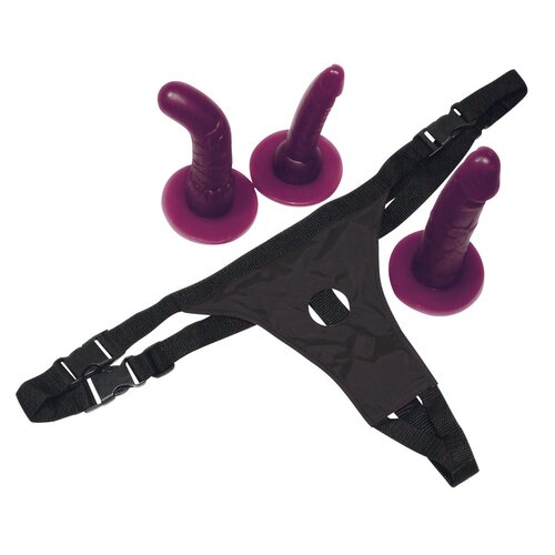 Bad Kitty Drie Delig Voorbind Dildo Set