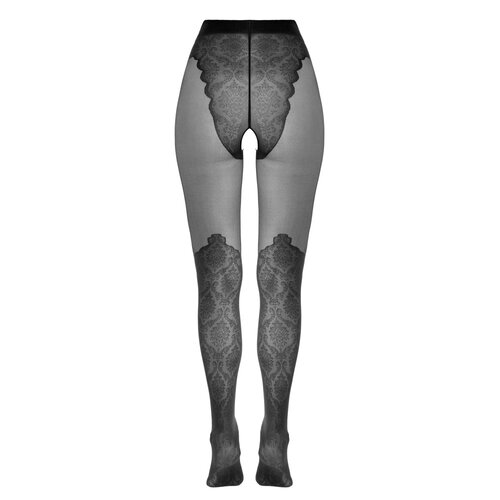 Cottelli Collection Stockings & Hosiery Open Panty met Lingerie Look