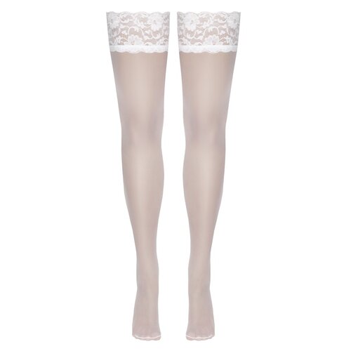 Cottelli Collection Stockings & Hosiery Romantisch Witte Kousen