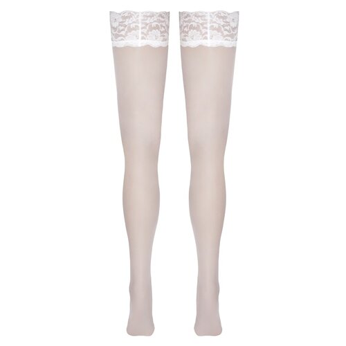 Cottelli Collection Stockings & Hosiery Romantisch Witte Kousen