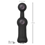 Black Velvets Prostaat Vibrator met Dubbele Motoren