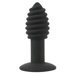 Black Velvets Twister Buttplug met Vibratie