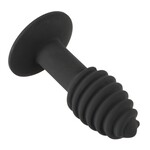 Black Velvets Twister Buttplug met Vibratie