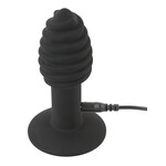 Black Velvets Twister Buttplug met Vibratie