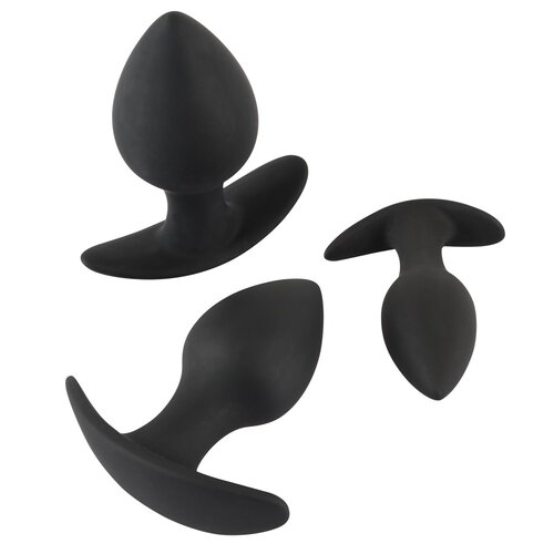 Black Velvets Training Buttplug Set met Gewichten