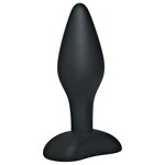 Black Velvets Siliconen Klassieke Buttplug met Verstevigde Stop