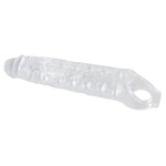 Crystal Penis Sleeve Licht Flexibel met Stimulatie Noppen