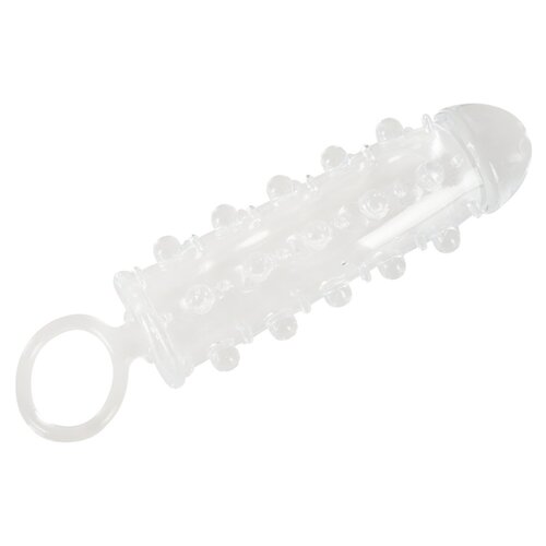 Crystal Genopte Penis Sleeve met Solide Eikel