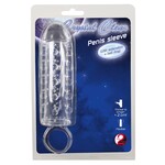 Crystal Genopte Penis Sleeve met Solide Eikel