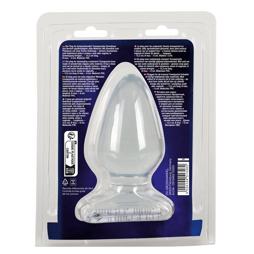 Crystal Transparante Big Buttplug