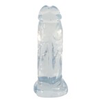 Crystal Strakke Doorzichtige Dildo in Natuurlijke Look