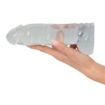 Crystal Strakke Doorzichtige Dildo in Natuurlijke Look