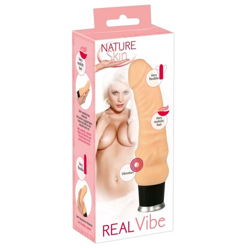 Nature Skin Realistische Vibrator met Zijdezacht Kunst Huid