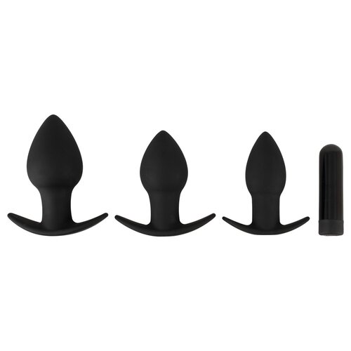 Black Velvets Vibrerende Buttplug Set