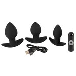 Black Velvets Vibrerende Buttplug Set