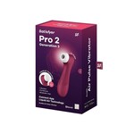 Satisfyer Satisfyer Pro 2 Gen 3 Rood Connect App met Handful Medium Dildo Combinatie Voordeel Set