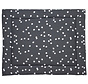 boxkleed Spots 80 x 100 cm katoen antraciet/wit