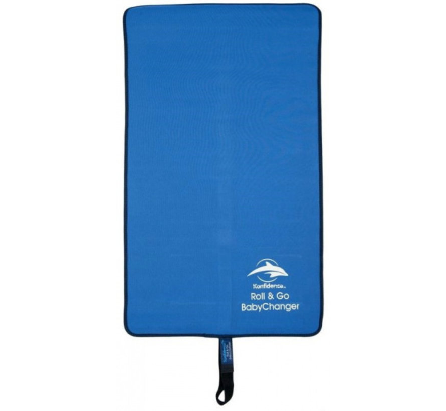 verschoningsmat Roll & Go 70 cm neopreen blauw