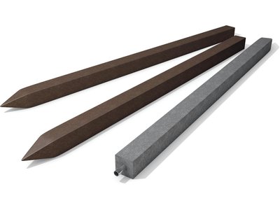 save plastics square posts, steel reinforced