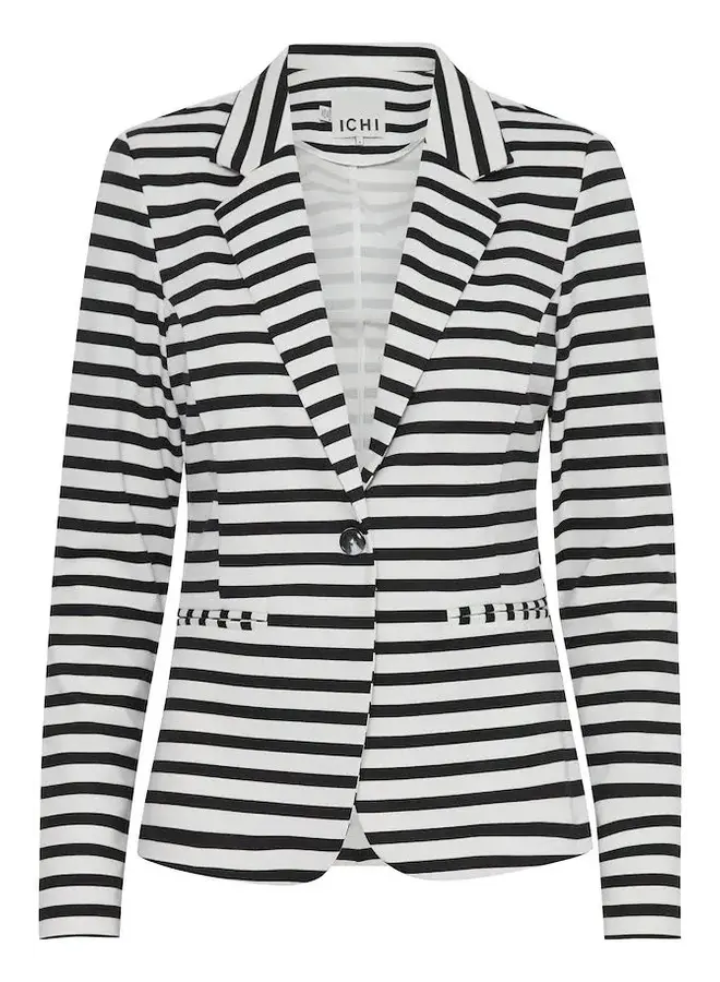 BLAZER IHKATE STRIPE BLACK