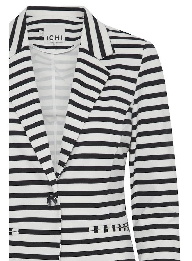 BLAZER IHKATE STRIPE BLACK