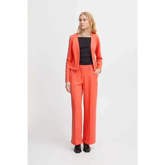 PANTALON IHKATE SUS WIDE  HOT CORAL