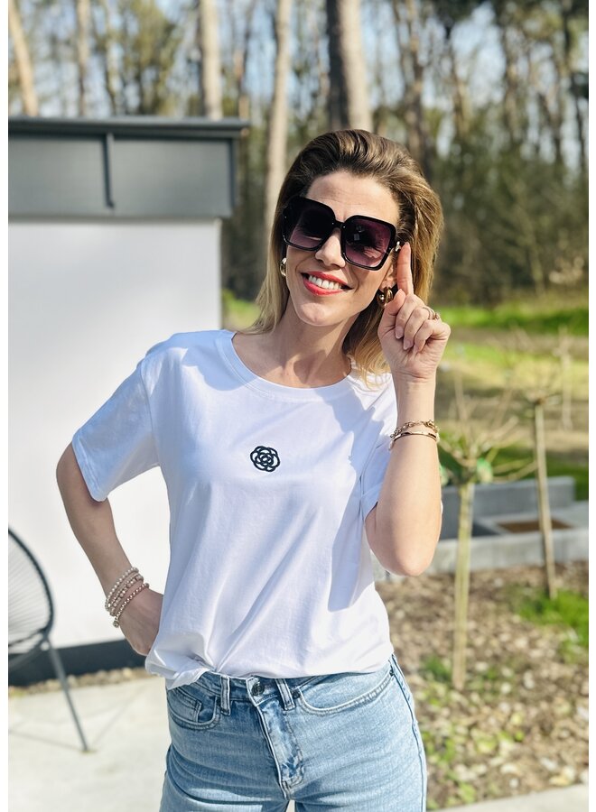 SHIRT INSPIRED CHANEL FLOWER