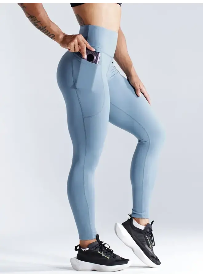 LEGGING YOGA UNI SOFT BLUE